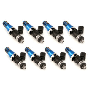 1700cc Injectors - 60mm Length - 11mm Blue Top - Denso Lower Cushion (Set of 8)