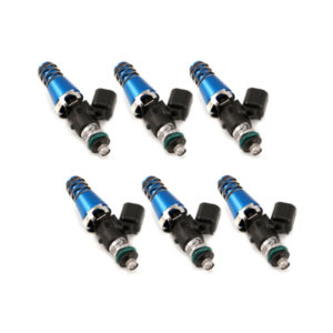 1340cc Injectors - 60mm Length - 11mm Blue Top - 14mm Lower O-Ring (Set of 6)