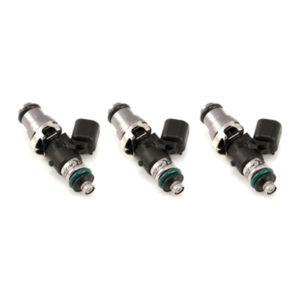 1340cc Injectors - 48mm Length - 14mm Grey Top - 14mm Lower O-Ring (Set of 3)