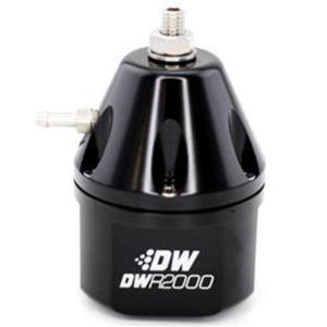 DWR2000 Adjustable Fuel Pressure Regulator - Black