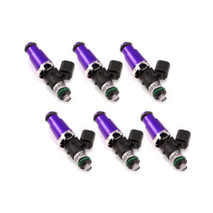 ID1700-XDS Audi/VW VR6 Models 12V 1700 Inj (Set of 6) 14mm Grey Adap Top & Sil Bot